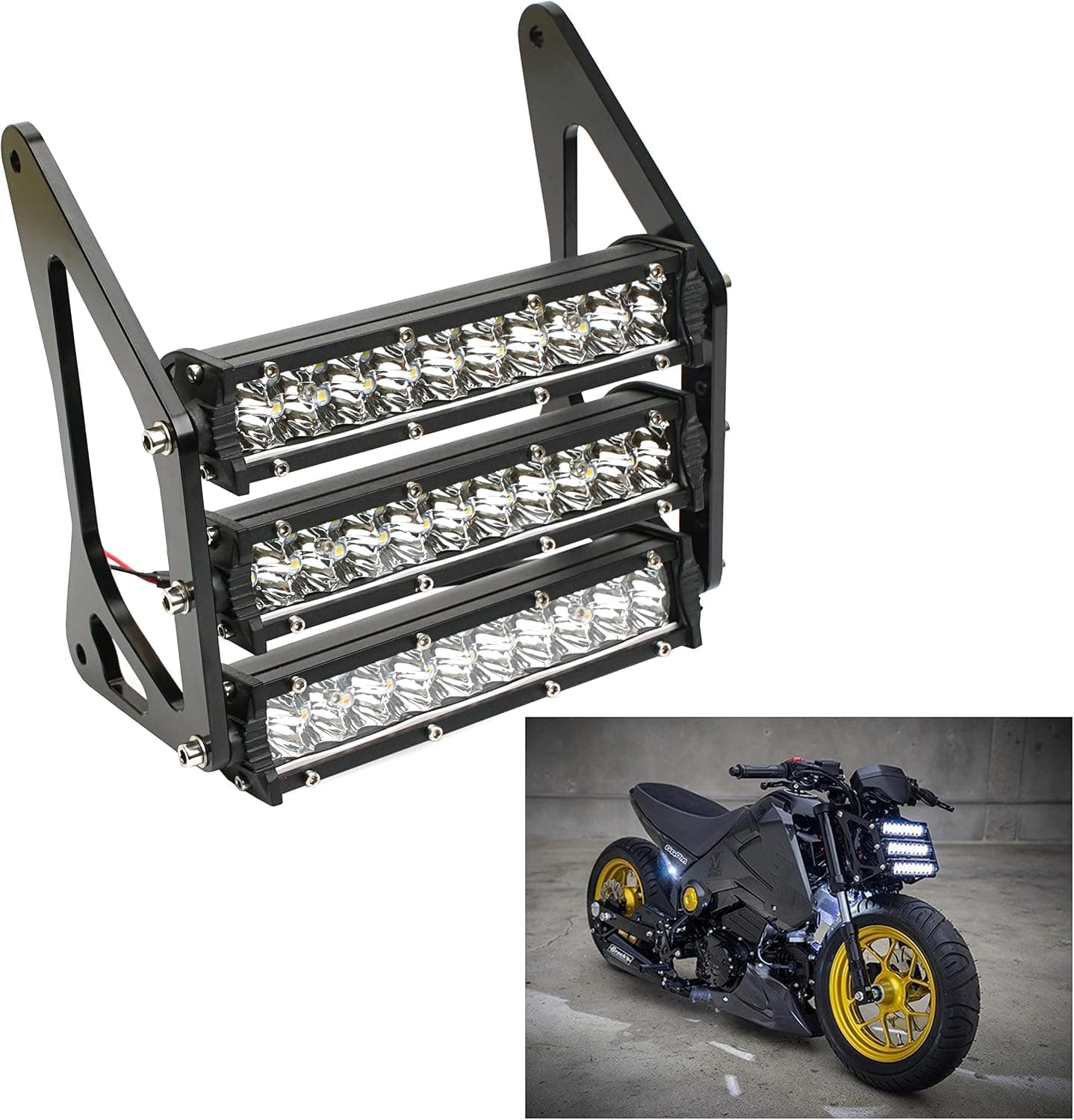 Triple Light Bar Headlight